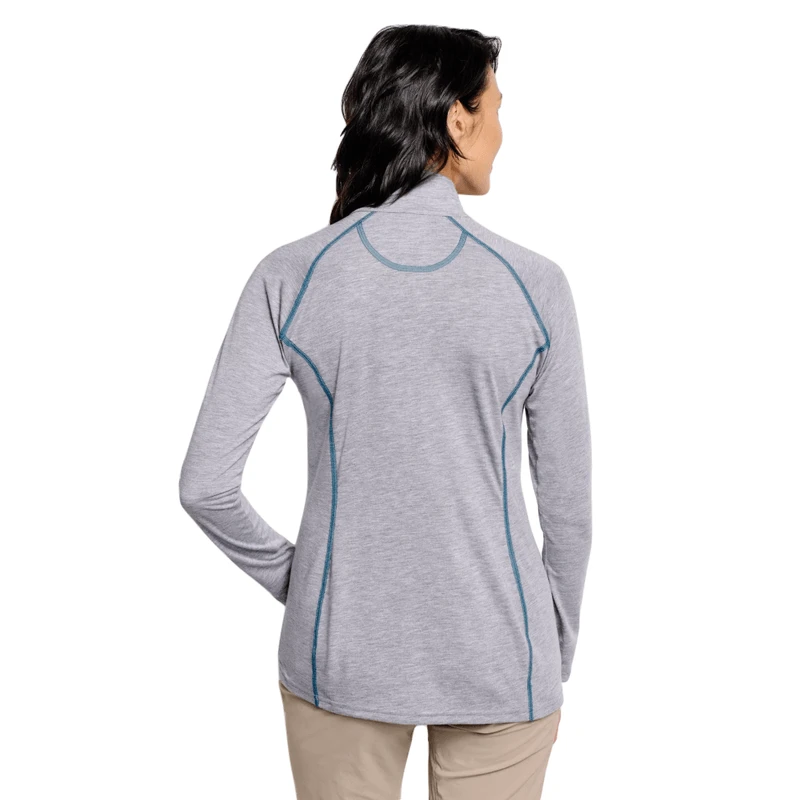 Orvis Drirelease Long-Sleeved Quarter-Zip Shirt - Women's 4 Orvis Drirelease Long-Sleeved Quarter-Zip Shirt - Women's - Image 2