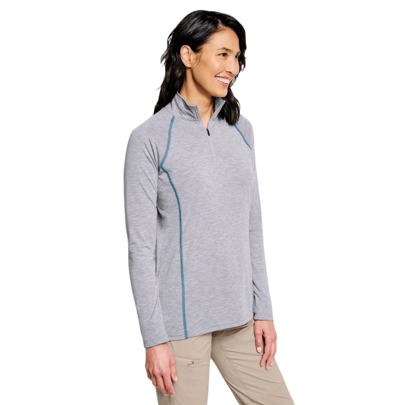 Orvis Drirelease Long-Sleeved Quarter-Zip Shirt - Women's 3 Orvis Drirelease Long-Sleeved Quarter-Zip Shirt - Women's