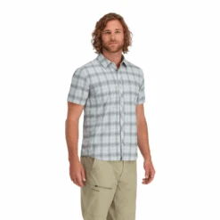 Simms Grizzly Fish Stone Cold Short Sleeve Shirt - Men's -Professional Fishing Equipment Store 1320998 800 auto