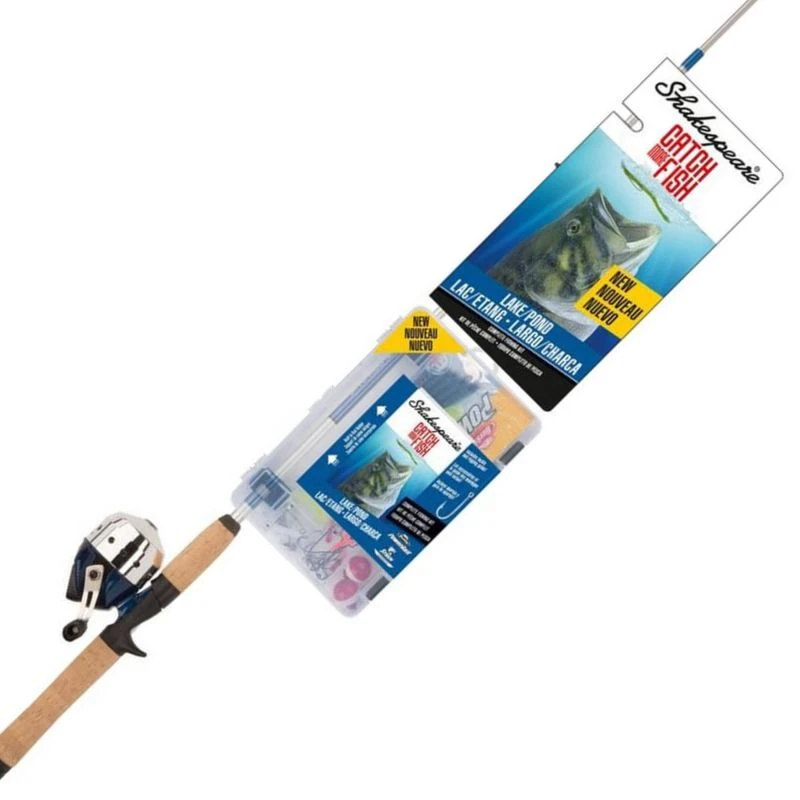 Shakespeare Catch More Fish Spincast Combo 4 Shakespeare Catch More Fish Spincast Combo - Image 2